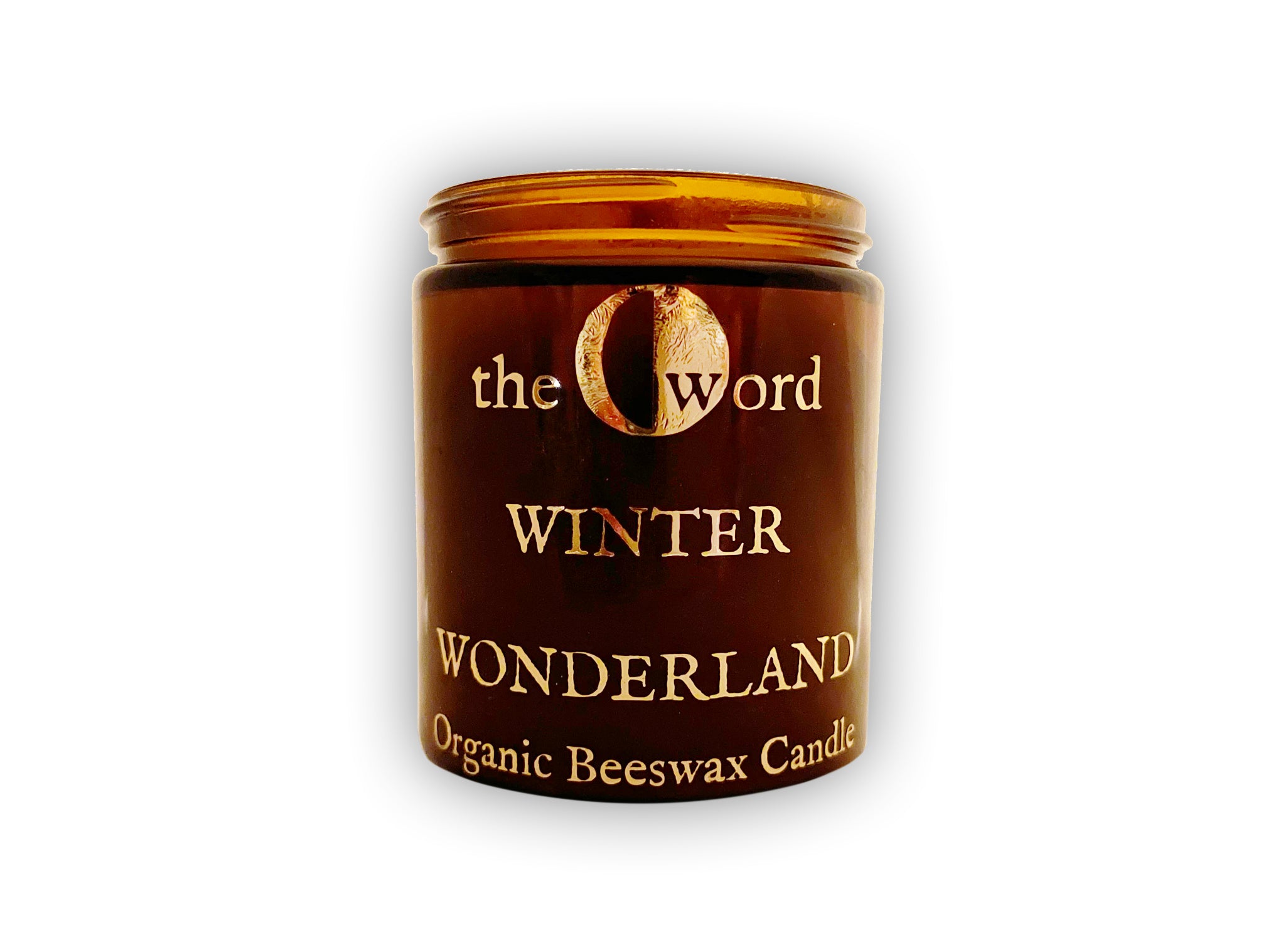 Winter Wonderland Organic Beeswax Candle: Limited Gold Series