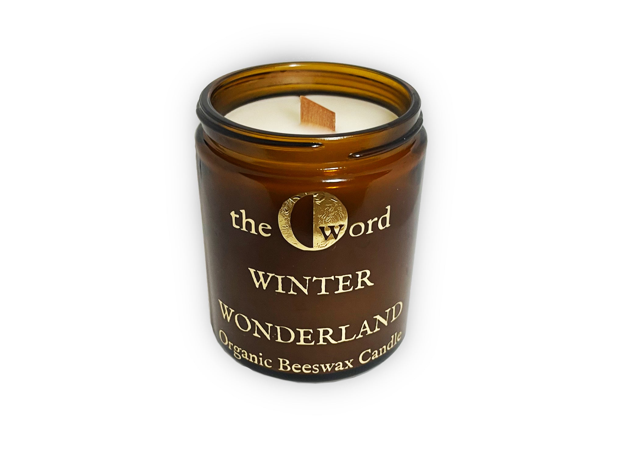 Winter Wonderland Organic Beeswax Candle: Limited Gold Series