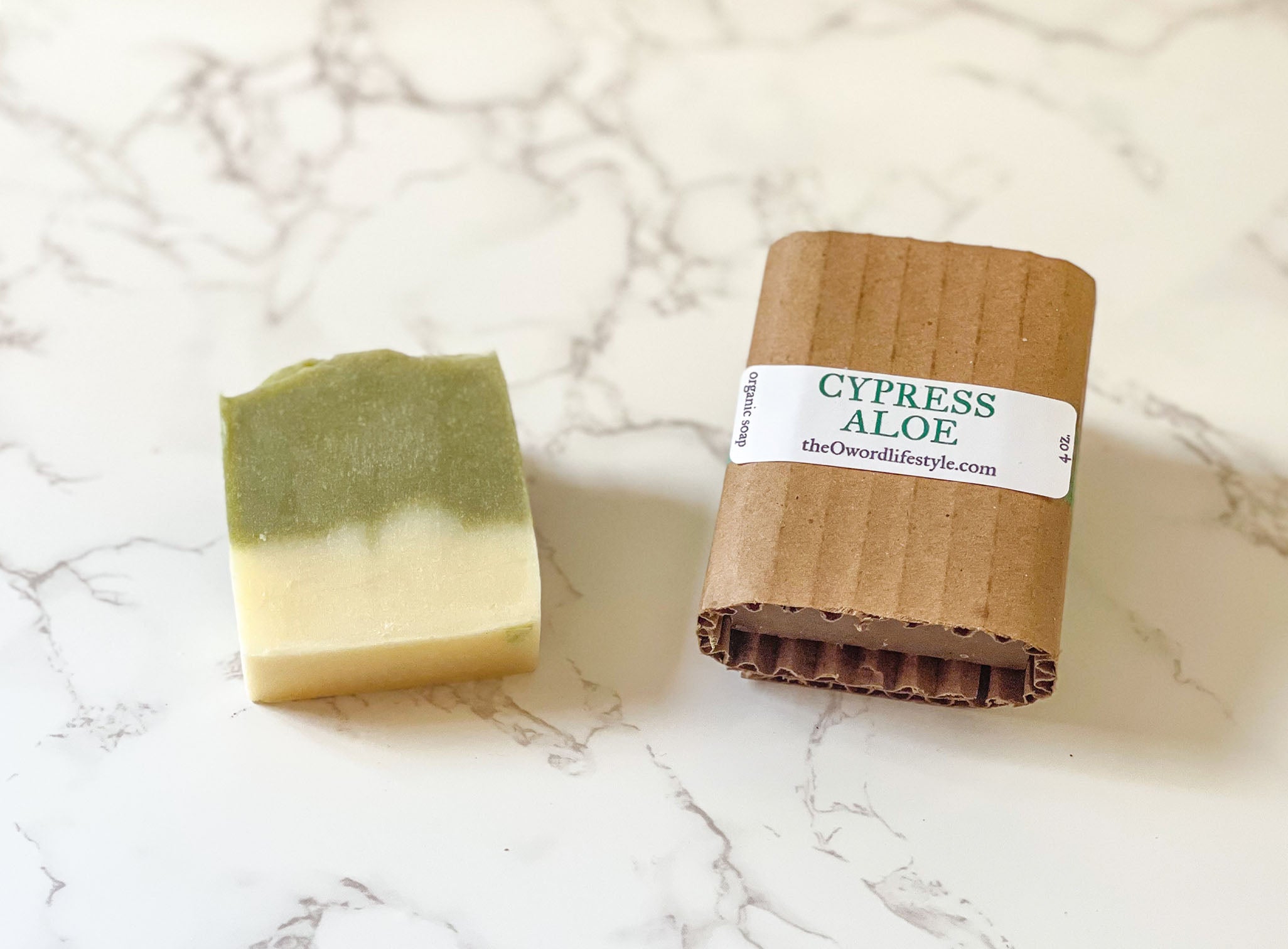 Organic All Natural Soap Bars - 100% Organic Oils & Essential Oils - Quarter Pound (4oz)