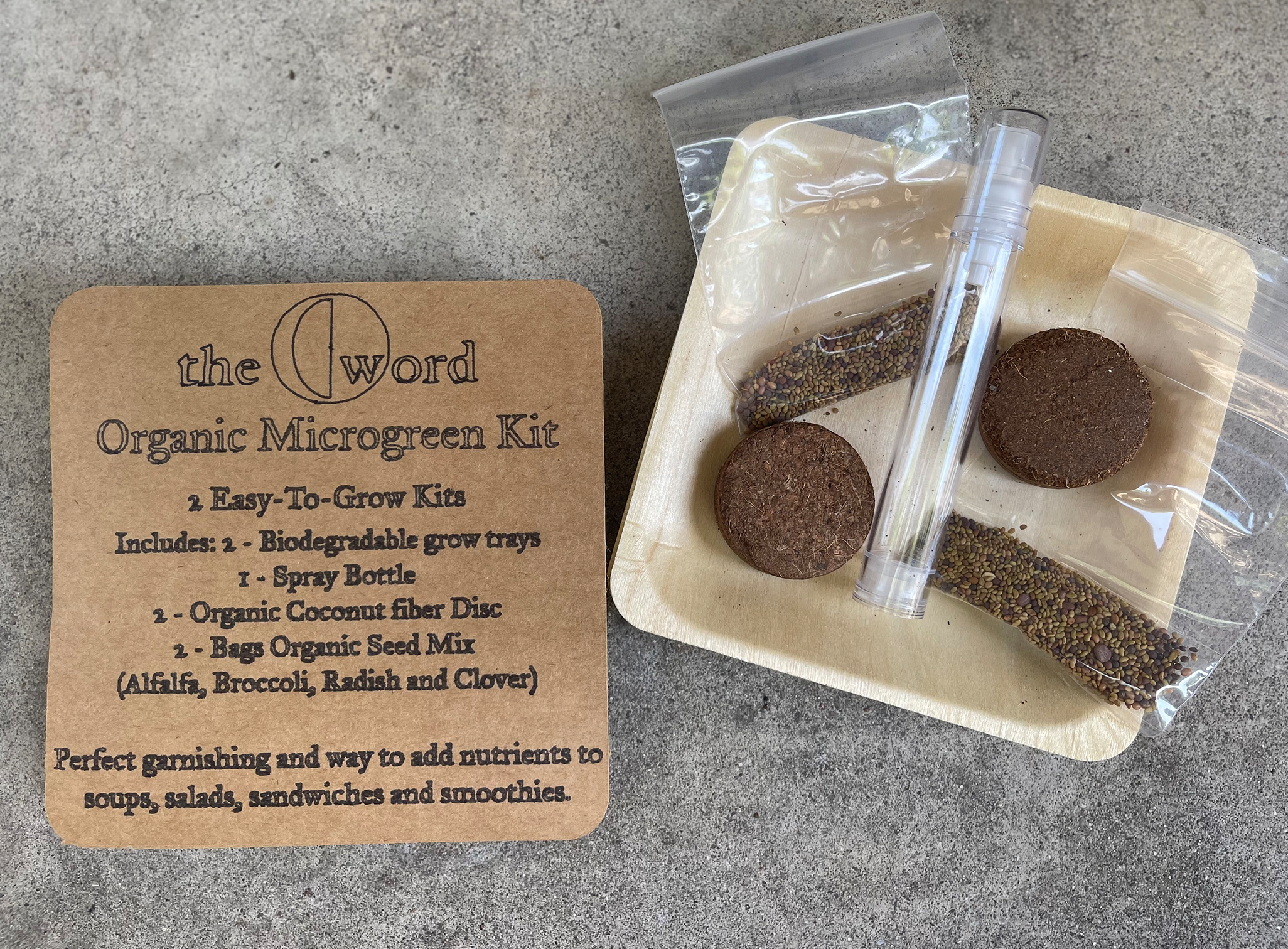 Organic Microgreen Kit