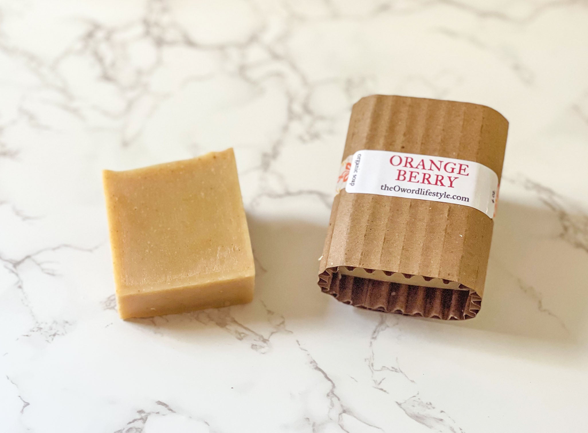 Organic All Natural Soap Bars - 100% Organic Oils & Essential Oils - Quarter Pound (4oz)